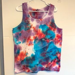 SALE!! Tie dyed men's shirt tank